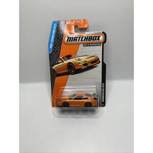 Matchbox Porsche 911 GT3 MBX Adventure City - Orange NEW + FAST SHIPPING